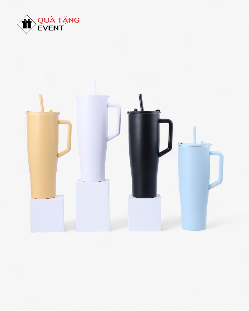 Ly, cốc giữ nhiệt quà tặng doanh nghiệp, in logo theo yêu cầu - Mã LGN013 Đặt sản xuất ly giữ nhiệt in logo - LGN013