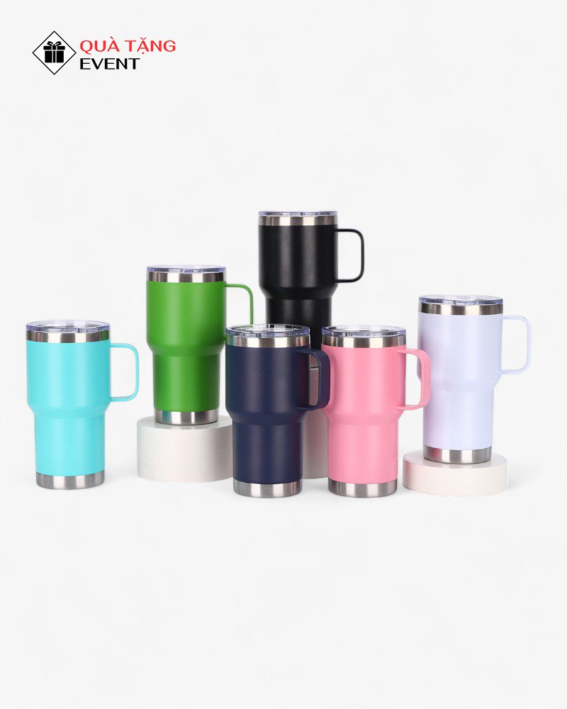 Ly, cốc giữ nhiệt quà tặng doanh nghiệp, in logo theo yêu cầu - Mã LGN018 Đặt sản xuất ly giữ nhiệt số lượng ít - LGN018