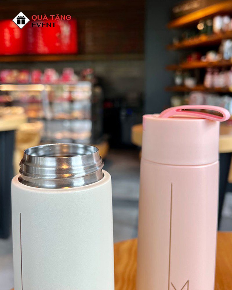 Bình giữ nhiệt văn phòng quà tặng doanh nghiệp, in logo theo yêu cầu - Mã BGNVP080 Đặt sản xuất quà tặng bình giữ nhiệt cao cấp - BGNVP080