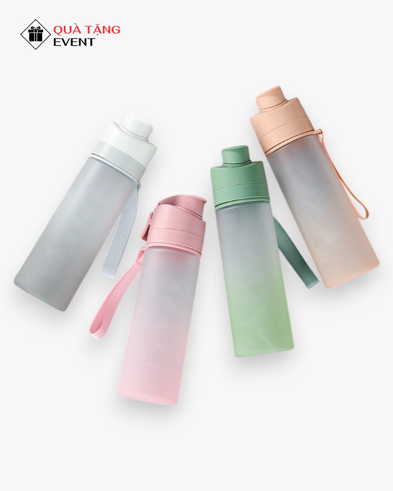 Bình nhựa quà tặng doanh nghiệp, in logo theo yêu cầu - Mã BN008 Địa chỉ sản xuất bình nước nhựa - BN008