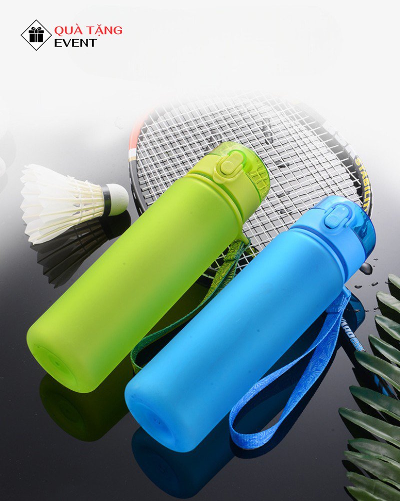 Bình nhựa quà tặng doanh nghiệp, in logo theo yêu cầu - Mã BN011 Địa chỉ sản xuất bình nước nhựa - BN011