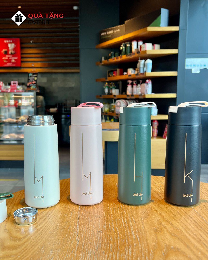 Bình giữ nhiệt văn phòng quà tặng doanh nghiệp, in logo theo yêu cầu - Mã BGNVP080 Gia công bình giữ nhiệt quà tặng - BGNVP080