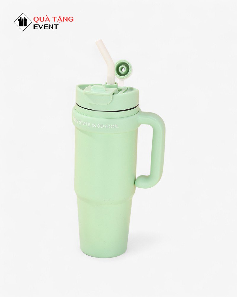 Ly, cốc giữ nhiệt quà tặng doanh nghiệp, in logo theo yêu cầu - Mã LGN005 Ly giữ nhiệt có tay cầm - LGN005