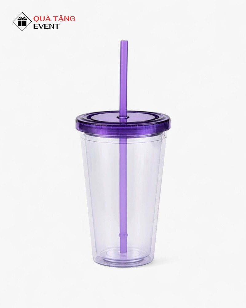 Bình nhựa quà tặng doanh nghiệp, in logo theo yêu cầu - Mã BN010 Nhà máy sản xuất bình nước nhựa - BN010