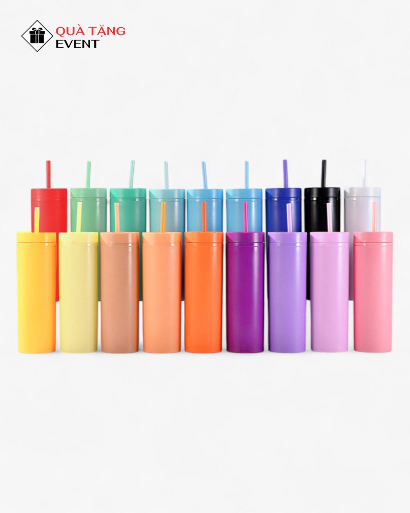 Bình nhựa quà tặng doanh nghiệp, in logo theo yêu cầu - Mã BN013 Nhà sản xuất bình nước nhựa - BN013