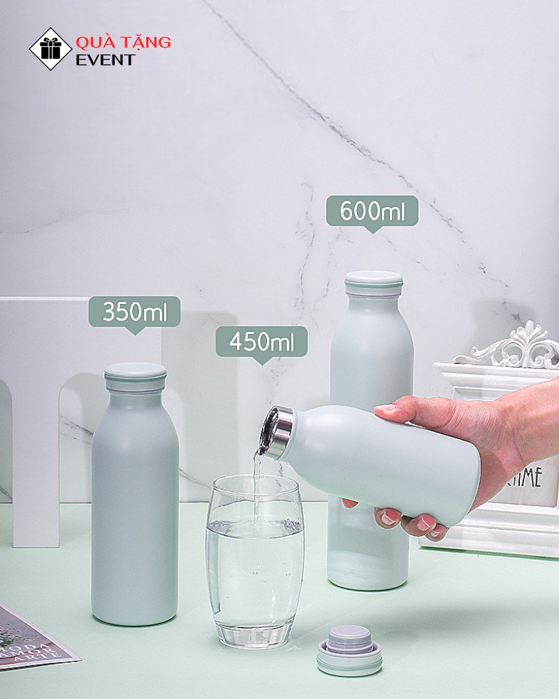 Bình giữ nhiệt văn phòng quà tặng doanh nghiệp, in logo theo yêu cầu - Mã BGNVP054 Sản xuất bình giữ nhiệt - BGNVP054