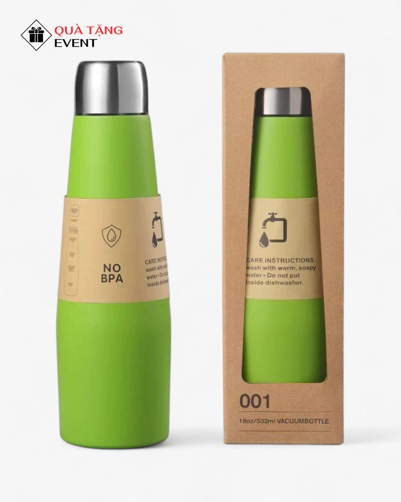 Bình giữ nhiệt văn phòng quà tặng doanh nghiệp, in logo theo yêu cầu - Mã BGNVP060 Sản xuất bình giữ nhiệt - BGNVP060