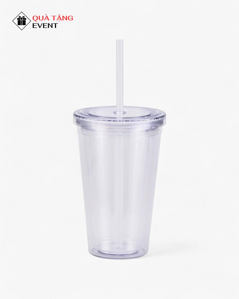 Bình nhựa quà tặng doanh nghiệp, in logo theo yêu cầu - Mã BN010 Sỉ bình nước nhựa - BN010