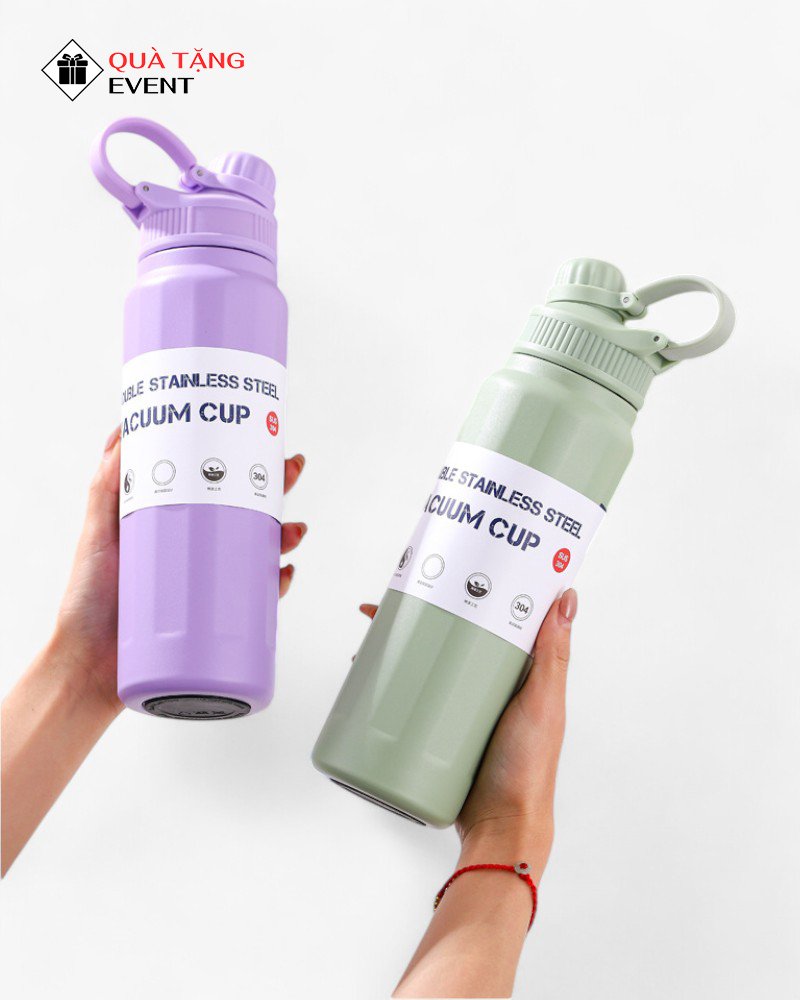 Bình giữ nhiệt văn phòng quà tặng doanh nghiệp, in logo theo yêu cầu - Mã BGNVP048 Sỉ lẻ bình giữ nhiệt - BGNVP048