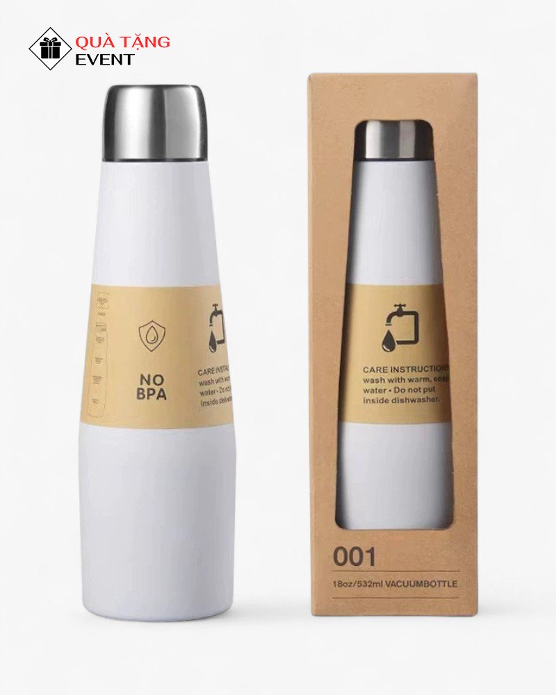 Bình giữ nhiệt văn phòng quà tặng doanh nghiệp, in logo theo yêu cầu - Mã BGNVP060 Sỉ lẻ bình giữ nhiệt - BGNVP060