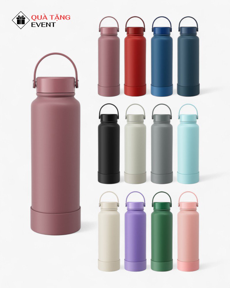 Bình giữ nhiệt văn phòng quà tặng doanh nghiệp, in logo theo yêu cầu - Mã BGNVP017 Thế giới bình giữ nhiệt - BGNVP017
