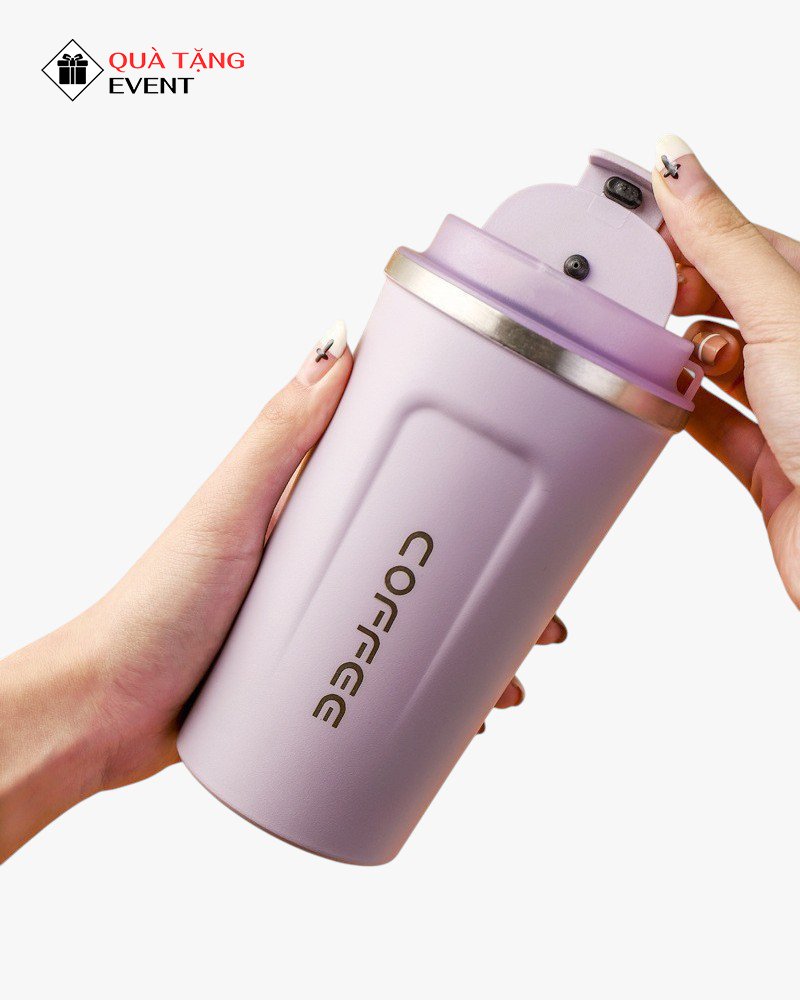 Bình giữ nhiệt văn phòng quà tặng doanh nghiệp, in logo theo yêu cầu - Mã BGNVP061 Xưởng bình giữ nhiệt Đà Nẵng - BGNVP061