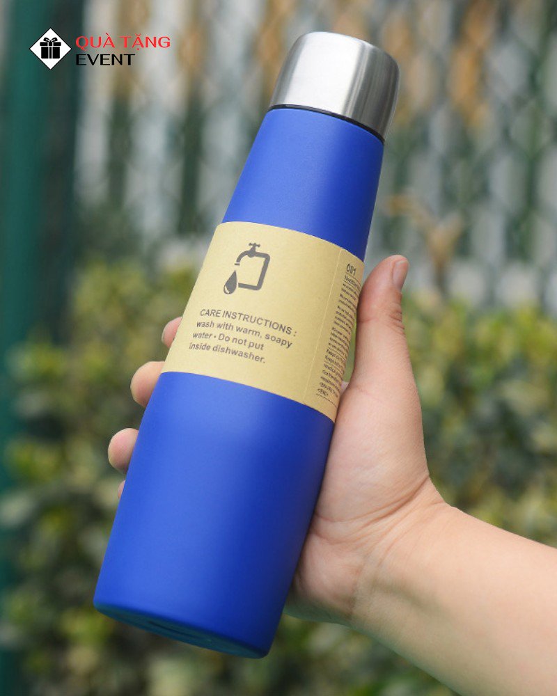 Bình giữ nhiệt văn phòng quà tặng doanh nghiệp, in logo theo yêu cầu - Mã BGNVP060 Xưởng bình giữ nhiệt mini - BGNVP060