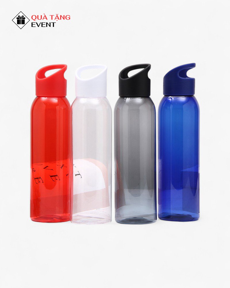 Bình nhựa quà tặng doanh nghiệp, in logo theo yêu cầu - Mã BN005 Xưởng bình nước nhựa cao cấp - BN005