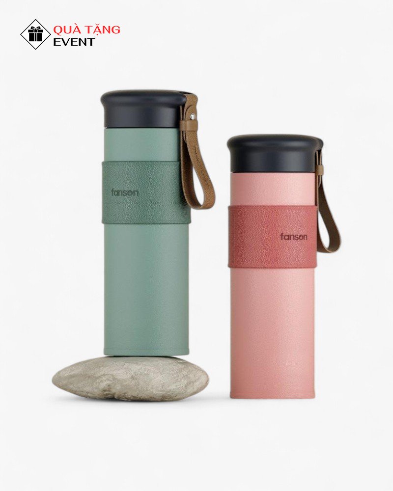 Bình giữ nhiệt văn phòng quà tặng doanh nghiệp, in logo theo yêu cầu - Mã BGNVP038 Xưởng gia công bình giữ nhiệt - BGNVP038