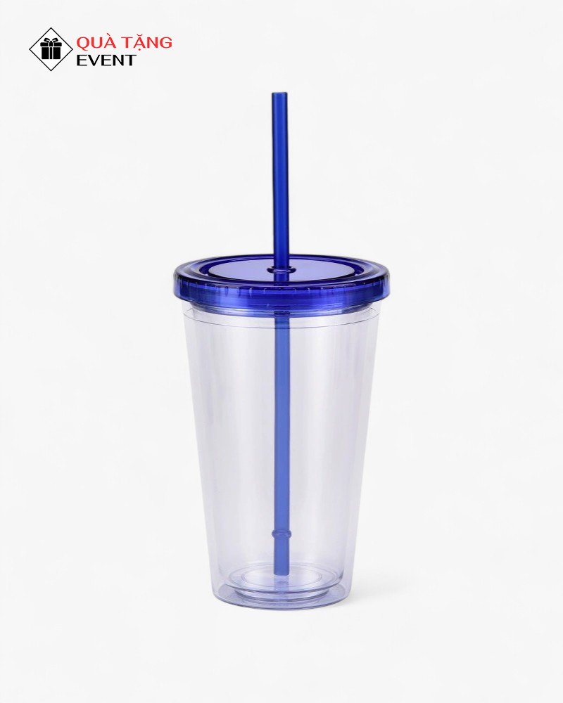 Bình nhựa quà tặng doanh nghiệp, in logo theo yêu cầu - Mã BN010 Xưởng gia công bình nước nhựa - BN010