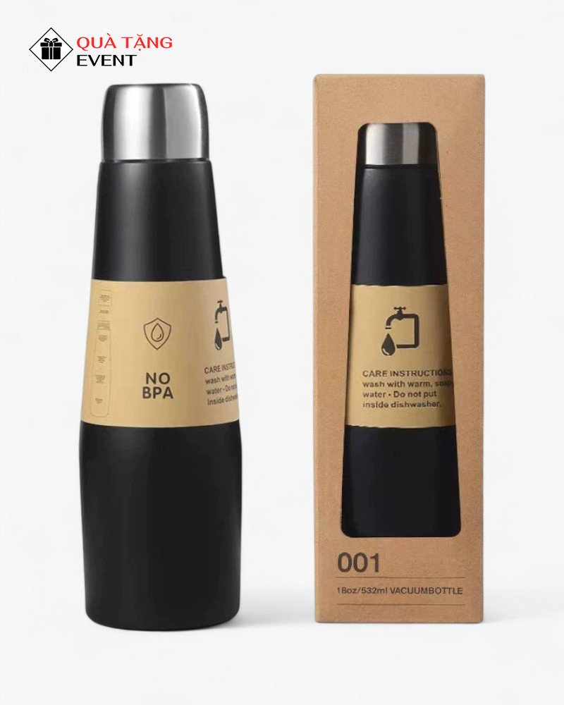 Bình giữ nhiệt văn phòng quà tặng doanh nghiệp, in logo theo yêu cầu - Mã BGNVP060 Xưởng sản xuất bình giữ nhiệt cao cấp - BGNVP060