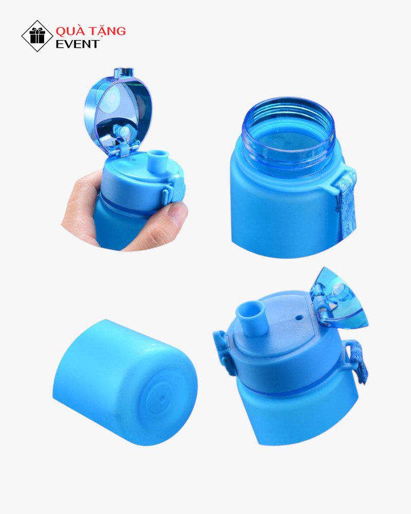 Bình nhựa quà tặng doanh nghiệp, in logo theo yêu cầu - Mã BN011 Xưởng sản xuất bình nước nhựa - BN011