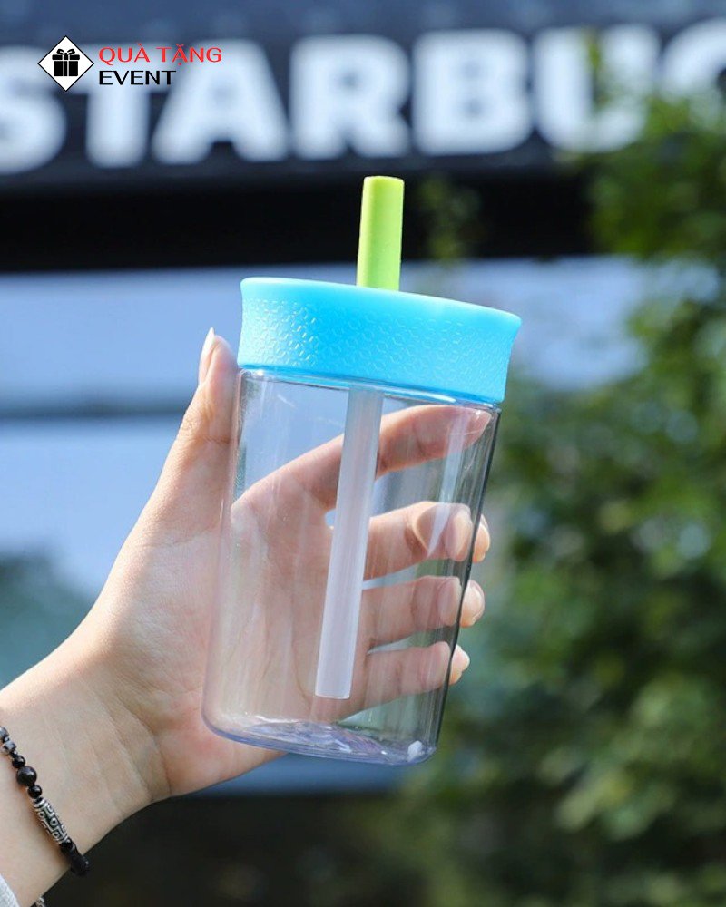 Bình nhựa quà tặng doanh nghiệp, in logo theo yêu cầu - Mã BN015 Xưởng sản xuất bình nước nhựa cao cấp - BN015