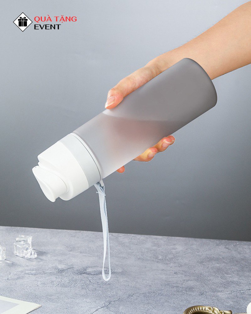 Bình nhựa quà tặng doanh nghiệp, in logo theo yêu cầu - Mã BN008 Xưởng sản xuất bình nước nhựa theo yêu cầu - BN008