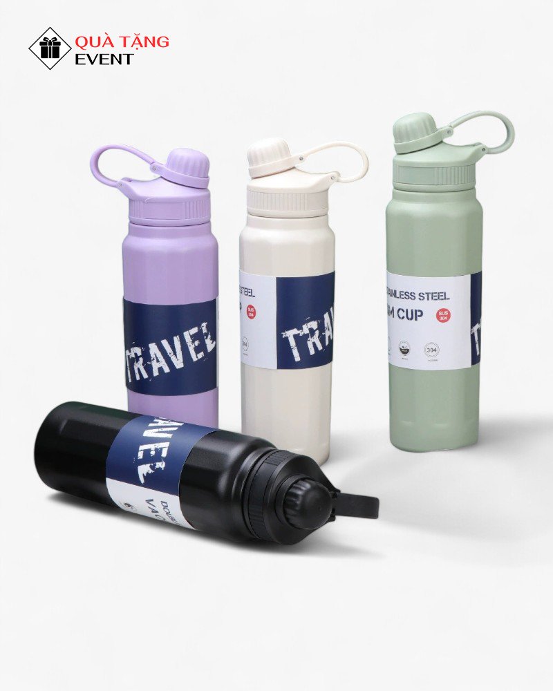 Bình giữ nhiệt văn phòng quà tặng doanh nghiệp, in logo theo yêu cầu - Mã BGNVP048 Xưởng sản xuất gia công bình giữ nhiệt TPHCM - BGNVP048