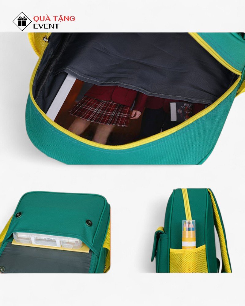 Balo học sinh quà tặng, in logo theo yêu cầu – Mã BLHS010 Balo học sinh cao cấp in hình theo yêu cầu TPHCM - BLHS010