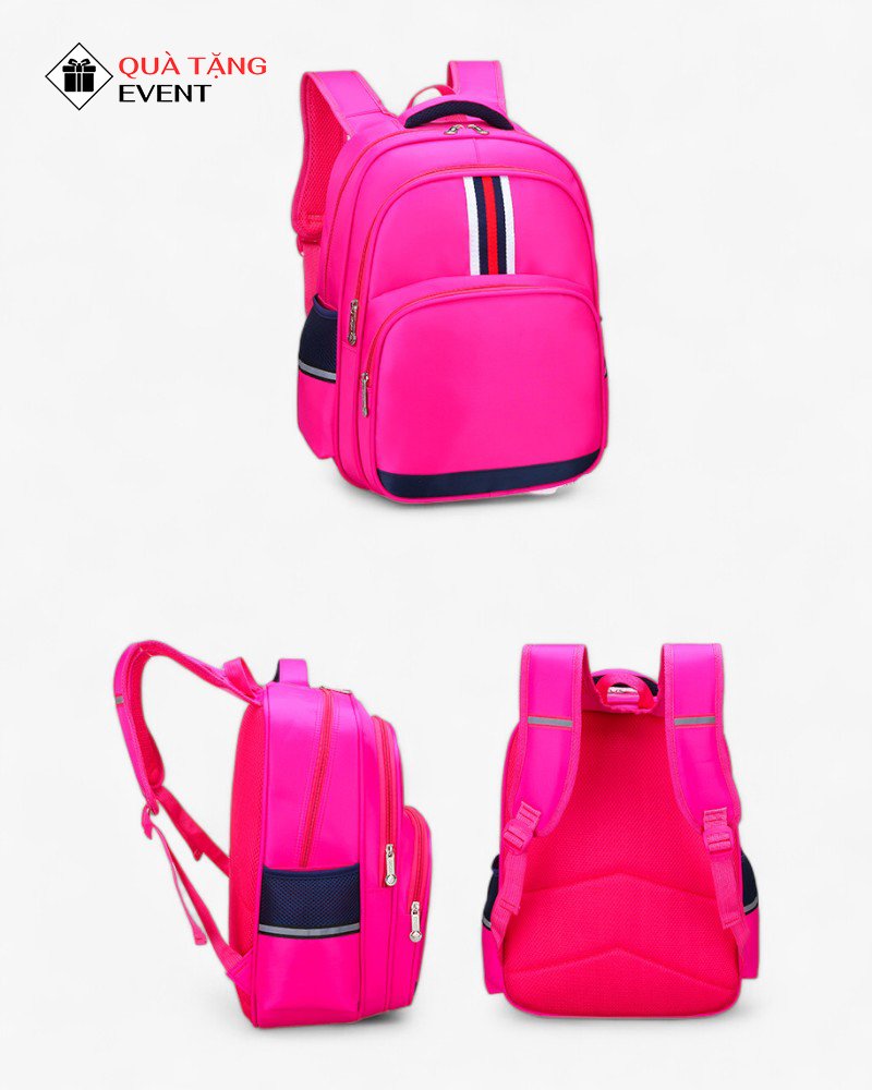 Balo học sinh quà tặng, in logo theo yêu cầu – Mã BLHS003 Balo học sinh cao cấp in logo - BLHS003