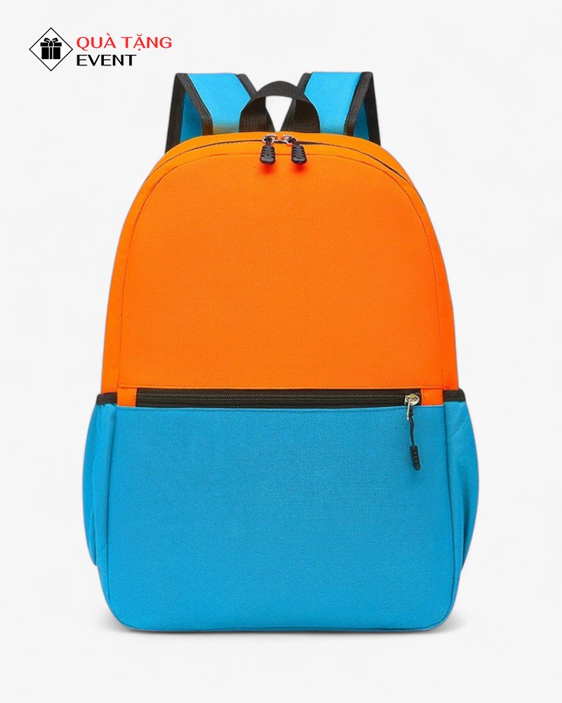 Balo học sinh quà tặng, in logo theo yêu cầu – Mã BLHS007 Balo học sinh in logo - BLHS007