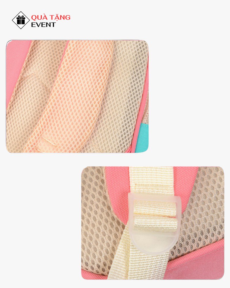 Balo mẫu giáo quà tặng, in logo theo yêu cầu – Mã BLMG005 Balo mẫu giáo dạng cặp - BLMG005