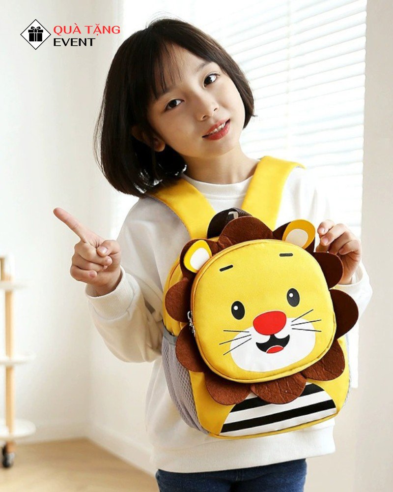 Balo mẫu giáo quà tặng, in logo theo yêu cầu – Mã BLMG010 Balo mẫu giáo in logo công ty giá rẻ - BLMG010