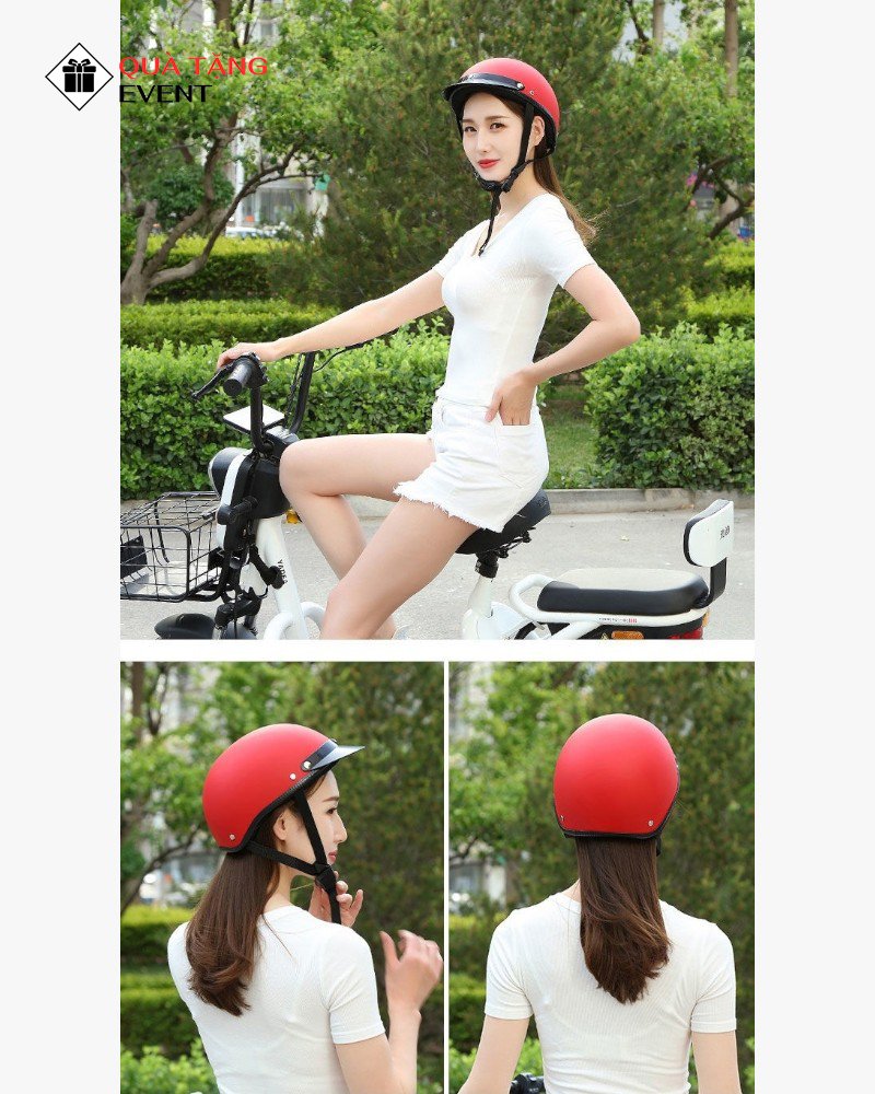 Mũ bảo hiểm quà tặng doanh nghiệp, in logo theo yêu cầu - Mã MBH004 CTY sản xuất mũ bảo hiểm - MBH004