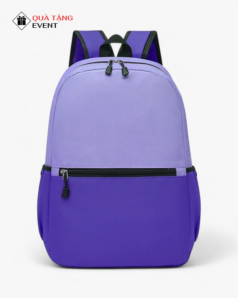 Balo học sinh quà tặng, in logo theo yêu cầu – Mã BLHS007 Chuyên may balo học sinh - BLHS007