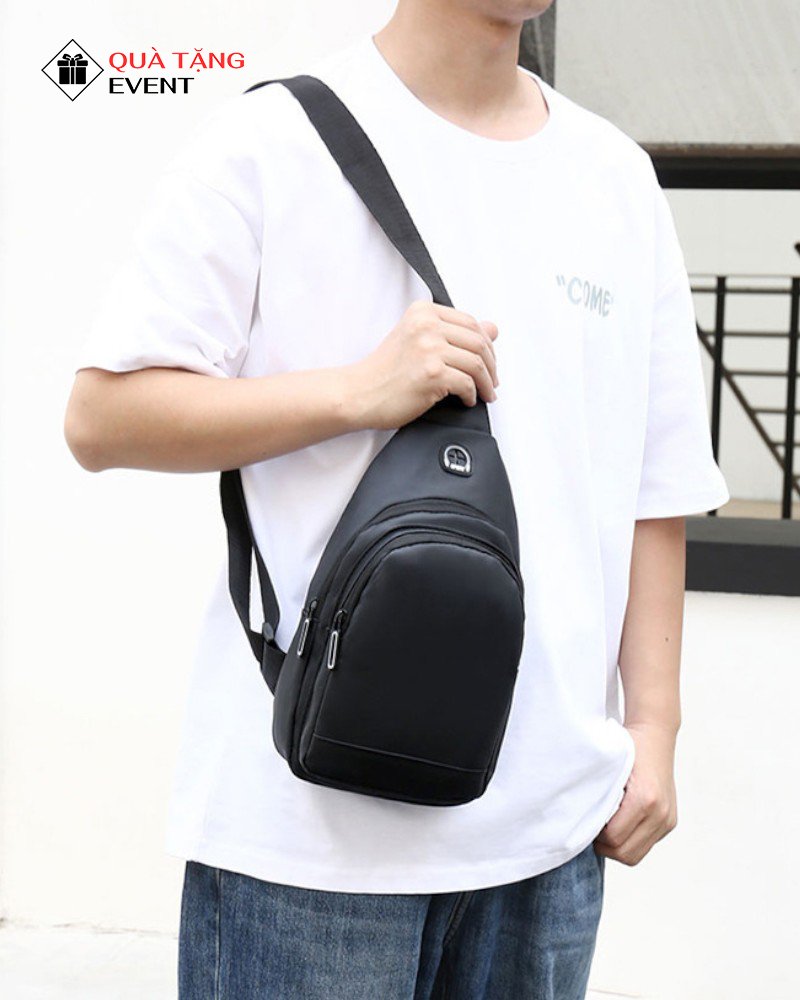 Túi đeo chéo quà tặng doanh nghiệp, in logo theo yêu cầu - Mã TDC124 Chuyên sỉ túi đeo chéo - TDC124
