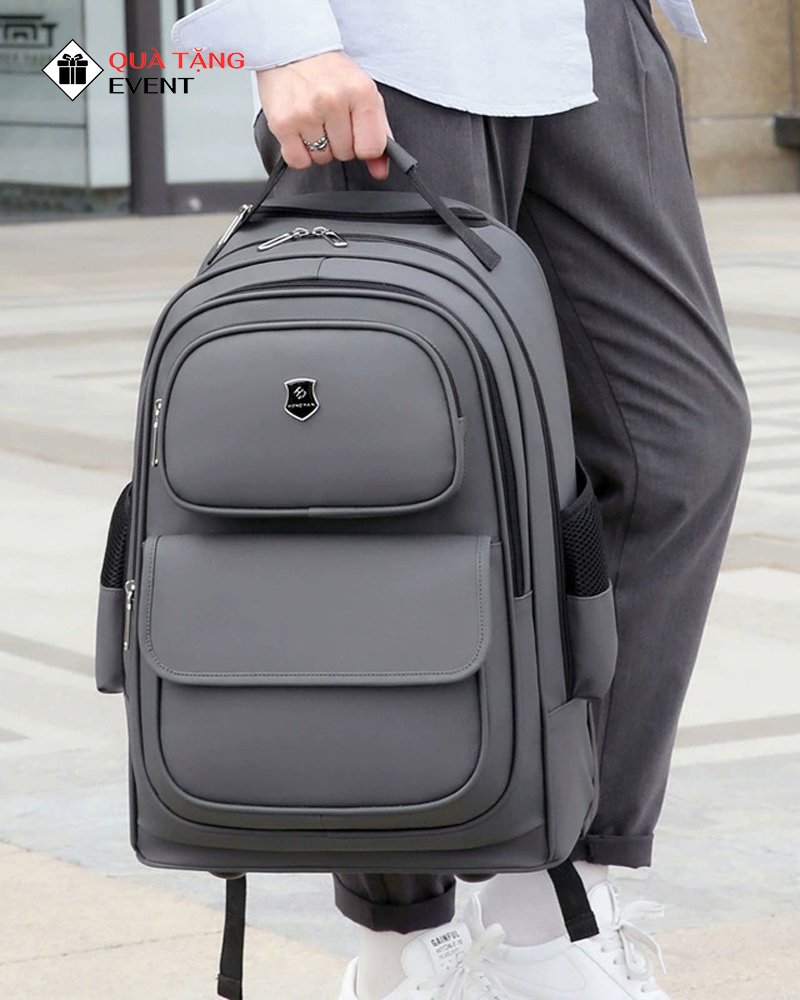 Balo đa năng quà tặng doanh nghiệp, in logo theo yêu cầu – Mã BLKT002 Cơ sở may balo đa năng da - BLKT002