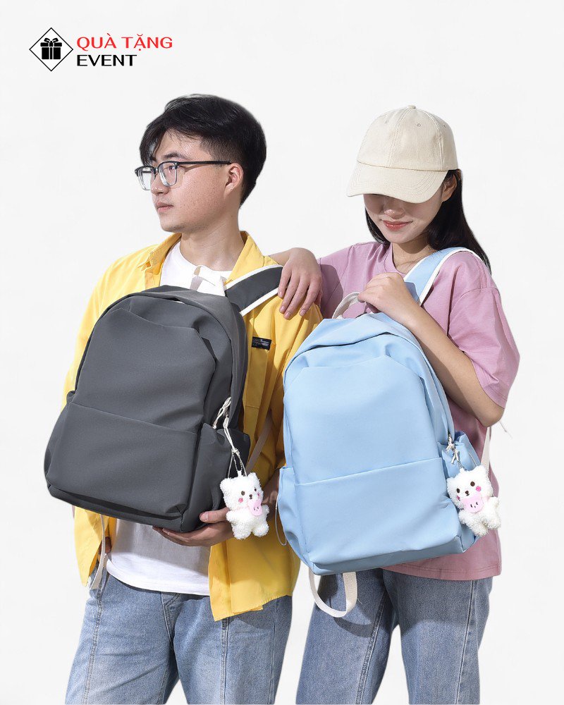 Balo học sinh quà tặng, in logo theo yêu cầu - Mã BLTH001 Cơ sở sản xuất balo học sinh giá sỉ - BLTH001