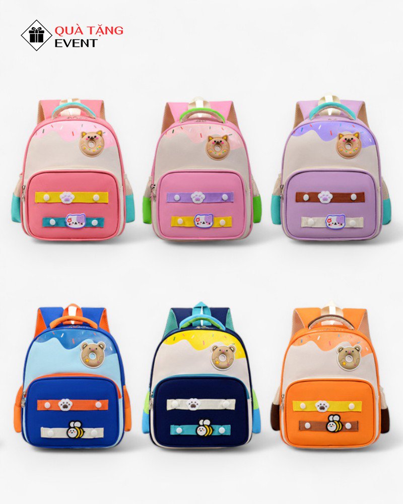 Balo mẫu giáo quà tặng, in logo theo yêu cầu – Mã BLMG005 Công ty may balo mẫu giáo giá sỉ - BLMG005