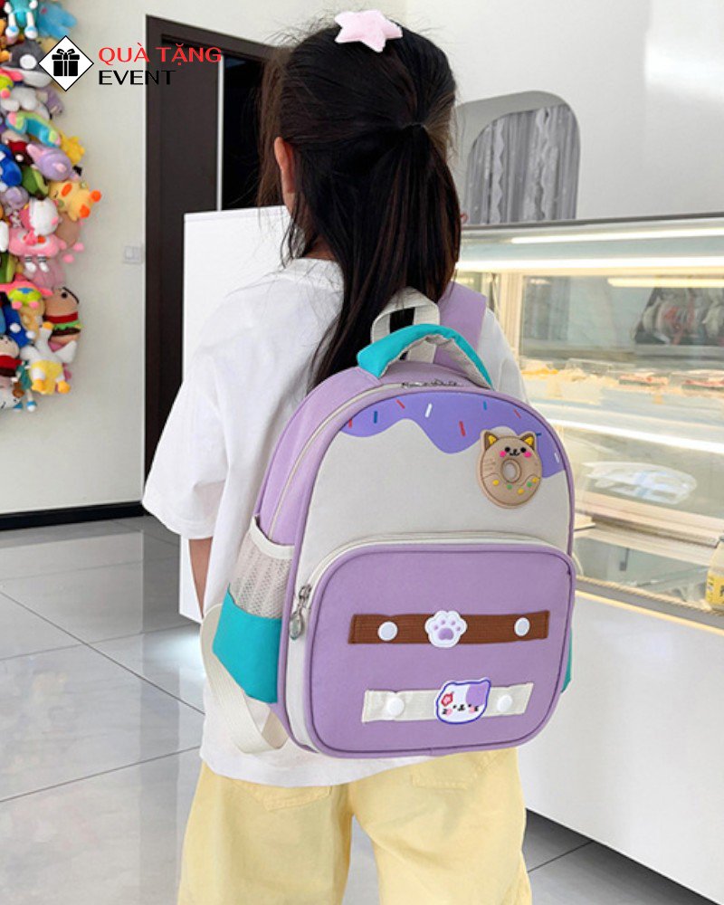 Balo mẫu giáo quà tặng, in logo theo yêu cầu – Mã BLMG005 Công ty may balo mẫu giáo giá sỉ Sài Gòn - BLMG005