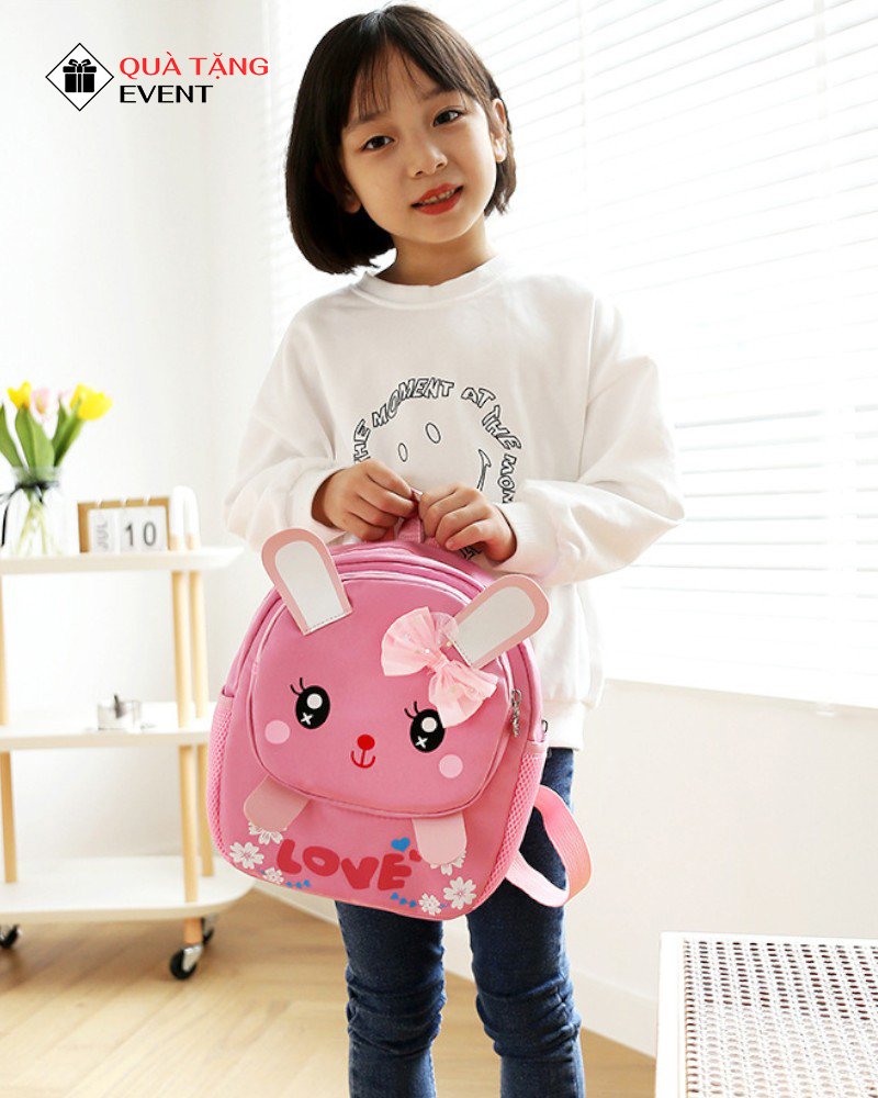 Balo mẫu giáo quà tặng, in logo theo yêu cầu – Mã BLMG010 Công ty may gia công balo mẫu giáo giá sỉ nữ - BLMG010