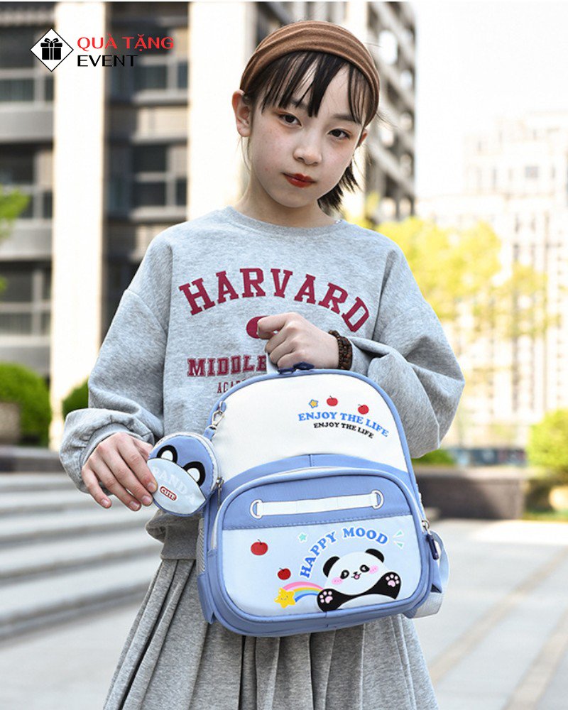 Balo mẫu giáo quà tặng, in logo theo yêu cầu – Mã BLMG003 Cty may balo mẫu giáo giá sỉ văn phòng - BLMG003