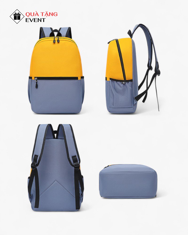 Balo học sinh quà tặng, in logo theo yêu cầu – Mã BLHS007 Cung cấp balo học sinh giá sỉ - BLHS007