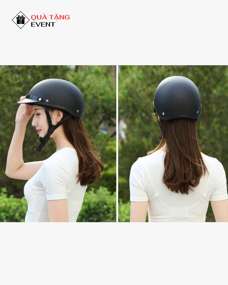 Mũ bảo hiểm quà tặng doanh nghiệp, in logo theo yêu cầu - Mã MBH004 Đặt sản xuất mũ bảo hiểm quảng cáo - MBH004