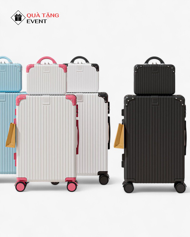 Vali quà tặng doanh nghiệp, in logo theo yêu cầu - Mã VL002 Đặt sản xuất vali quà tặng - VL002