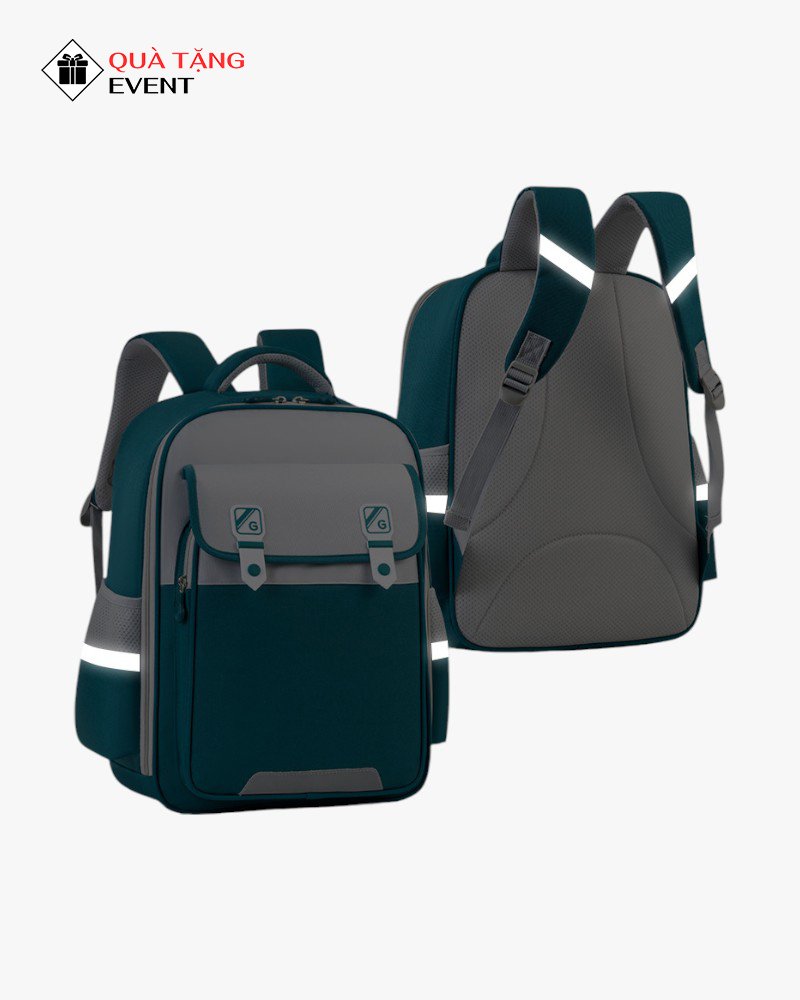 Balo học sinh quà tặng, in logo theo yêu cầu – Mã BLHS012 Địa chỉ may balo học sinh cao cấp trong suốt giá rẻ - BLHS012