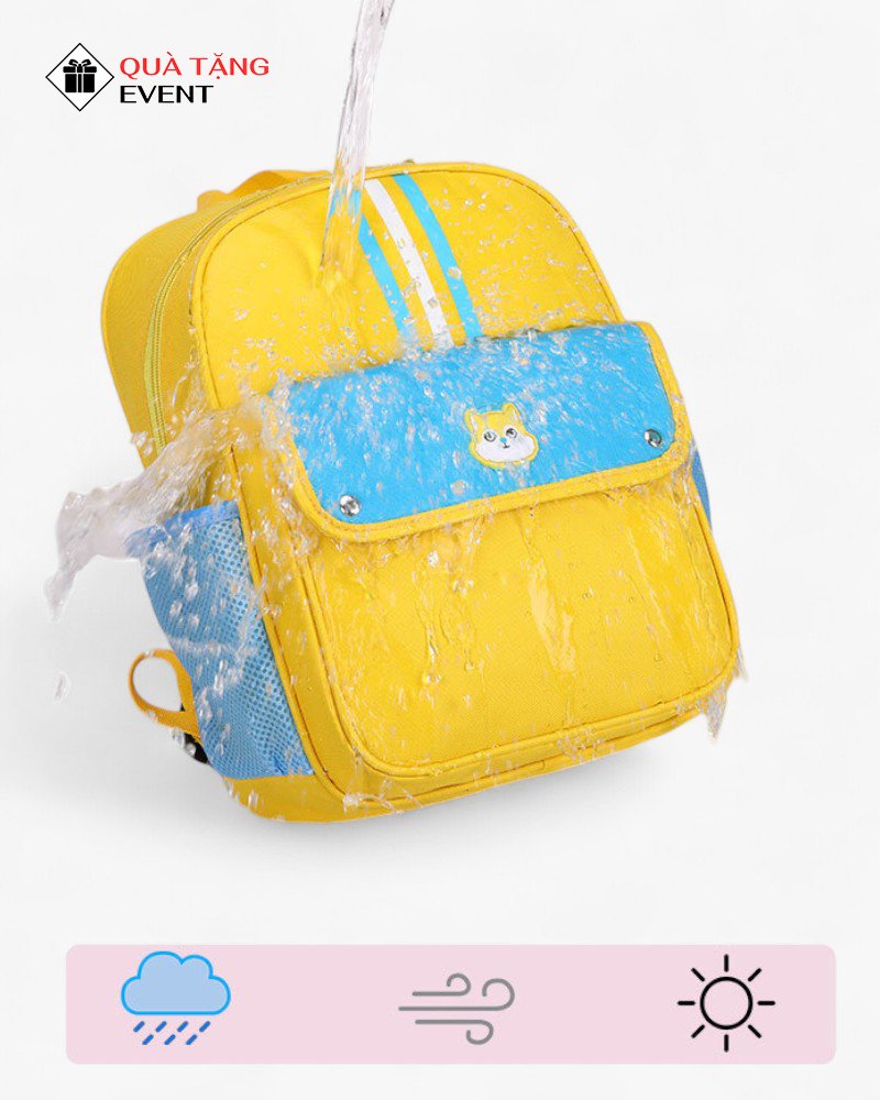 Balo học sinh quà tặng, in logo theo yêu cầu – Mã BLHS010 Gia công balo học sinh - BLHS010