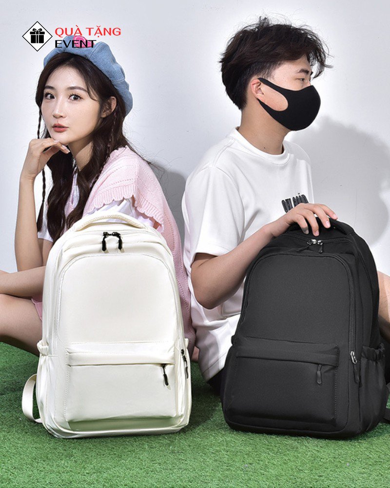 Balo học sinh quà tặng, in logo theo yêu cầu - Mã BLTH003 Hãng balo học sinh giá sỉ nam bình dân - BLTH003