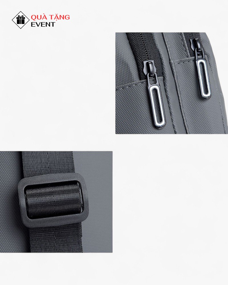 Túi đeo chéo quà tặng doanh nghiệp, in logo theo yêu cầu - Mã TDC124 Hãng túi bao tử đeo chéo in logo - TDC124