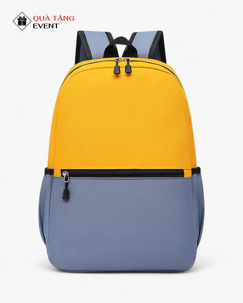 Balo học sinh quà tặng, in logo theo yêu cầu – Mã BLHS007 In balo học sinh - BLHS007