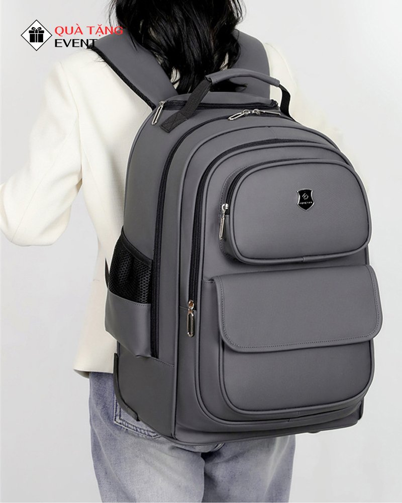 Balo đa năng quà tặng doanh nghiệp, in logo theo yêu cầu – Mã BLKT002 In tên lên balo đa năng da - BLKT002