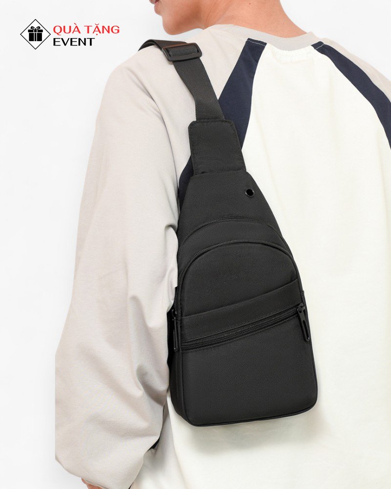 Túi đeo chéo quà tặng doanh nghiệp, in logo theo yêu cầu - Mã TDC118 In túi đeo chéo theo yêu cầu - TDC118