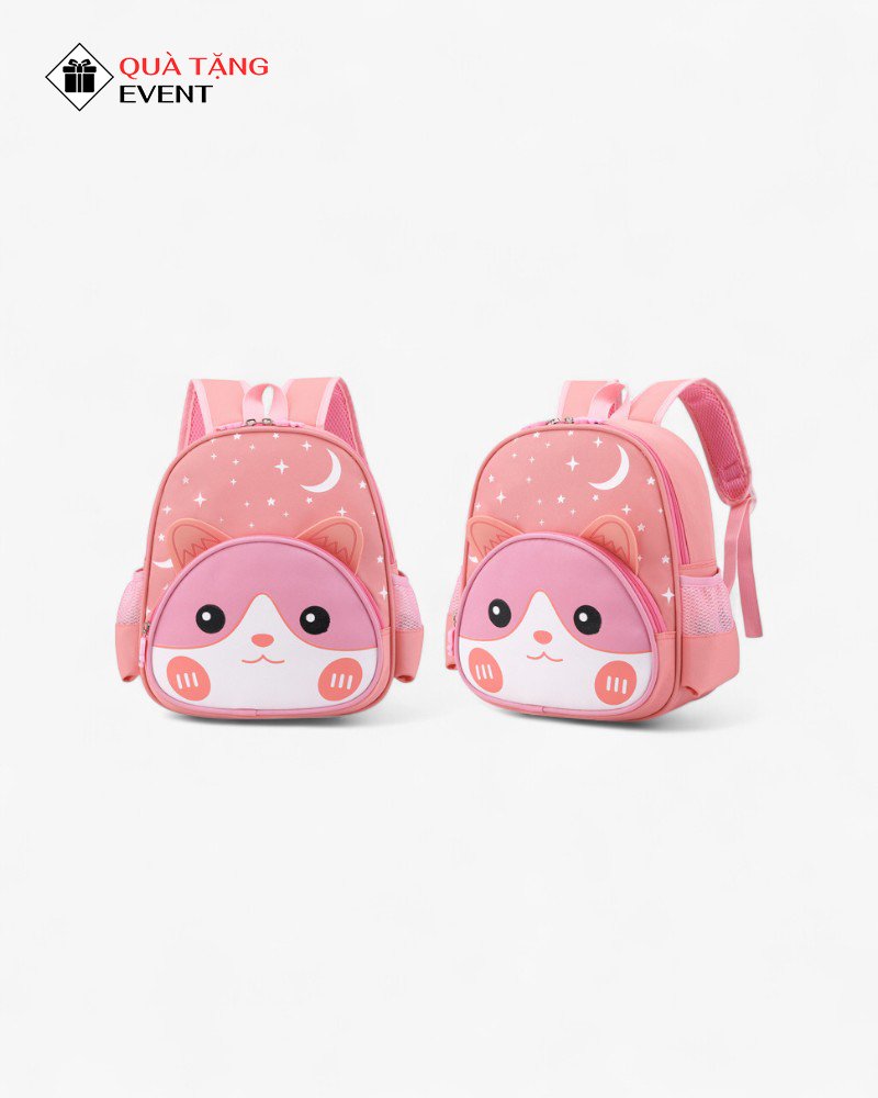 Balo mẫu giáo quà tặng, in logo theo yêu cầu – Mã BLMG007 Làm balo mẫu giáo giá sỉ nam theo yêu cầu - BLMG007